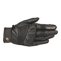 Alpinestars Crazy Eight Guantes De Cuero Negro