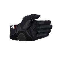 Guantes de cuero Alpinestars Halo negro blanco - 2