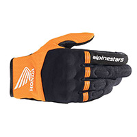 Alpinestars Honda Copper Gloves Black Orange