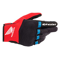 Alpinestars Honda Copper Gloves Black Red Blue