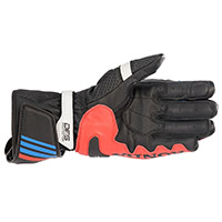 Gants Alpinestars Honda GP Plus R V2 rouge bleu - 2