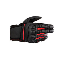 Alpinestars Phenom Leather Gloves Black Red