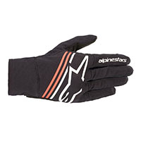 Alpinestars Reef Gloves Black White Fluo Red