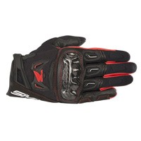 Gants Alpinestars Smx-2 Air Carbon V2 Honda Noir Rouge