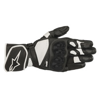 Alpinestars Sp-1 V2 Gants En Cuir Blanc Noir