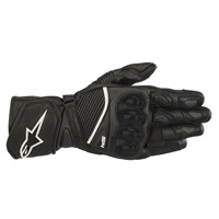 Alpinestars Sp-1 V2 Lederhandschuhe weiß schwarz