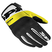 Spidi Flash-kp Gloves Black Fluo Yellow