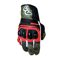 Gants En Cuir Berik Sprint 2.0 Vert Rouge