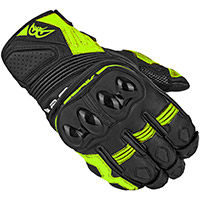 Berik Sprint 2.0 Leather Gloves Black White Fluo Yellow