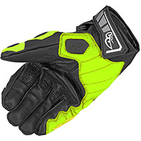 Berik Sprint 2.0 Leather Gloves Black White Fluo Yellow