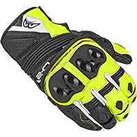Berik Sprint 2.0 Leather Gloves Black White Fluo Yellow