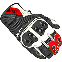 Berik Sprint 2.0 Guantes de cuero negro blanco rojo