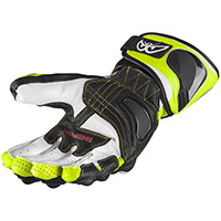 Berik Track 2.0 Handschuhe schwarz weiß fluo gelb - 2