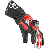 Gants Berik Race Carbon 2.0 Noir Blanc Rouge Fluo