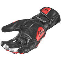 Guantes Berik Race Carbon 2.0 negro blanco fluo rojo - 3