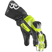 Berik Race Carbon 2.0 Gloves Black White Fluoyellow - 2