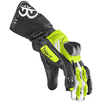 Berik Race Carbon 2.0 Gloves Black White Fluoyellow