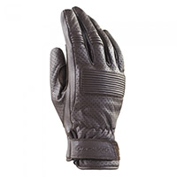 Clover Bullet Leather Gloves Brown