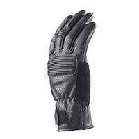 Clover Bullet Leather Gloves Black