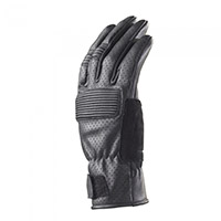 Guantes de cuero Clover Bullet negro - 2