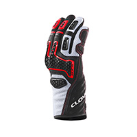 Clover Gts-3 Gloves White Red