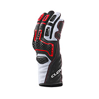 Guantes Clover GTS-3 blanco rojo - 2