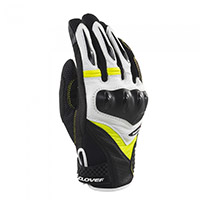 Clover Raptor 3 Gloves Black White Yellow