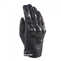 Clover Raptor 3 Handschuhe schwarz weiß gelb