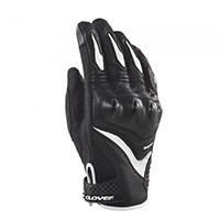 Clover Raptor 3 Handschuhe schwarz weiß gelb