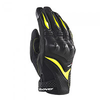 Guantes Clover Raptor 3 negro amarillo