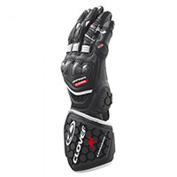 Clover Rs-9 Race Replica Gloves Black White