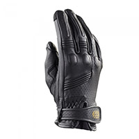 Gants En Cuir Clover Tazio R Noir