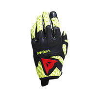 Dainese Vr46 Talent Gloves Yellow Black