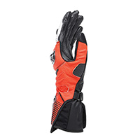 Dainese Carbon 4 Long Handschuhe rot fluo weiß - 2