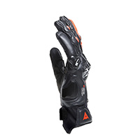 Dainese Carbon 4 Short Gloves Black Red Fluo - 4