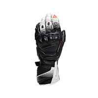 Dainese Fiero Metal Gloves Black White