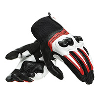 Dainese Mig 3 Gloves White Lava Red