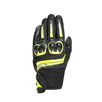 Dainese Mig 3 Gloves Black Yellow Fluo