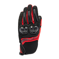 Dainese Mig 3 Air Gloves Black Lava Red
