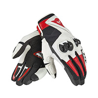 Guantes Dainese Mig C2 negro blanco rojo lava