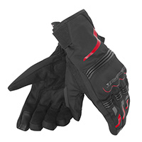 Dainese Tempest D-dry Short Gloves Black Red