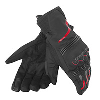 Guanti Dainese Tempest D-dry Short Nero Rosso