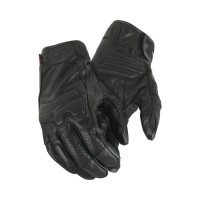 Dane Hakon Leather Gloves Black