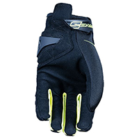 Five Globe Gloves Black Yellow Fluo