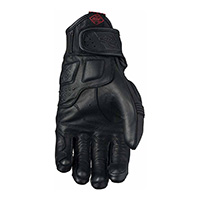 Five Kansas Leather Gloves Black - 2