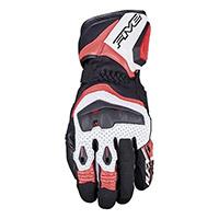 Guanti Five Rfx4 Airflow Bianco Rosso Fluo
