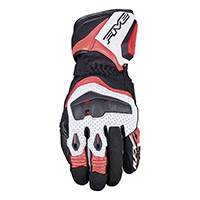 Gants Five Rfx4 Airflow Blanc Rouge Fluo