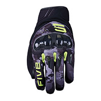 Guantes Five RSX negro amarillo fluo