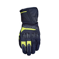 Five Wfx2 Wp Gloves Black Yellow Fluo