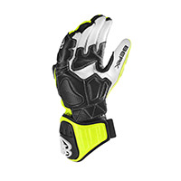 Gants Berik Track Plus Blanc Jaune Fluo